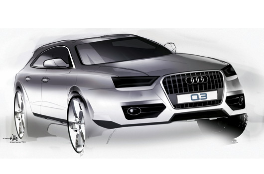 Audi Q3 design sketch