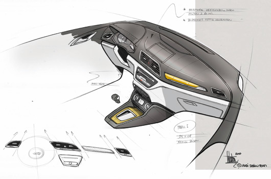 Audi Q3 design sketch