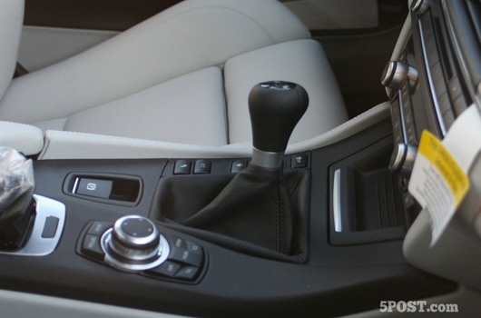 BMW F10 M5 with manual transmission