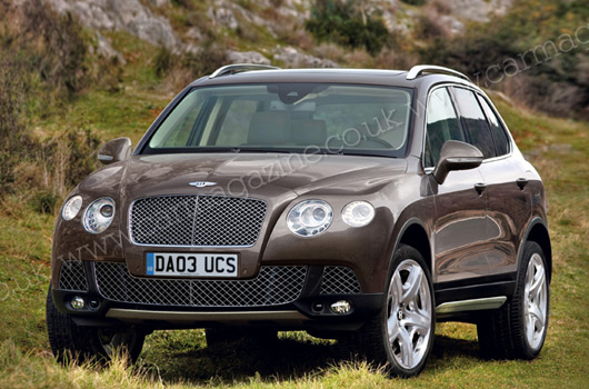 Bentley SUV rendering