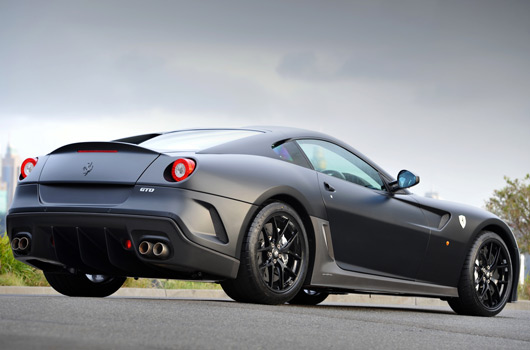 Matt black Ferrari 599 GTO in Sydney