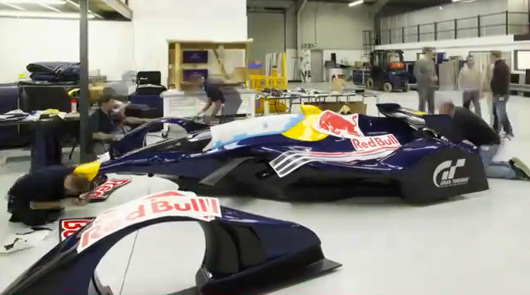 Adrian Newey is shown here talking about his Red Bull X1