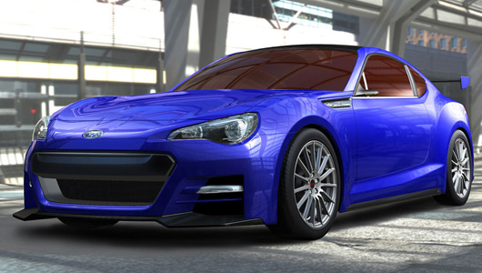 Subaru BRZ Concept STi rendering