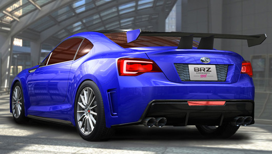 Subaru BRZ Concept STi rendering