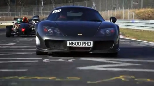 Chris Harris drives the Ariel Atom V8 and Noble M600 at the Nurburgring