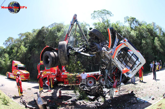 Diumar Bueno, Formula Truck crash 