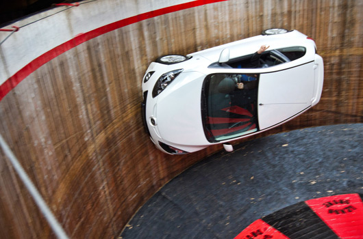 Mazda2 v Wall of death