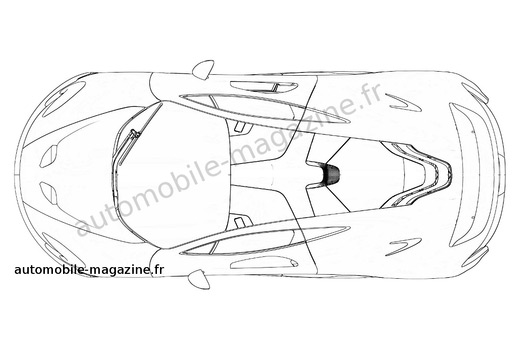 McLaren P1 patent drawing