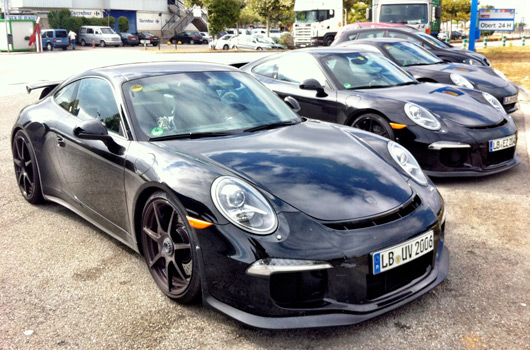 Porsche 911 GT3 prototype spied in Spain