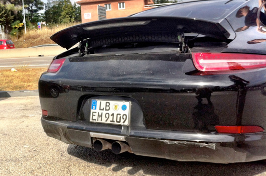 Porsche 911 GT3 prototype spied in Spain