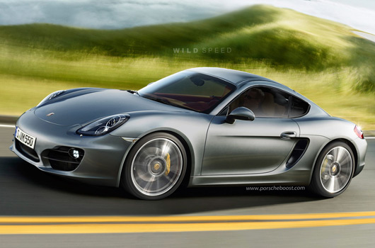 981 Porsche Cayman rendering