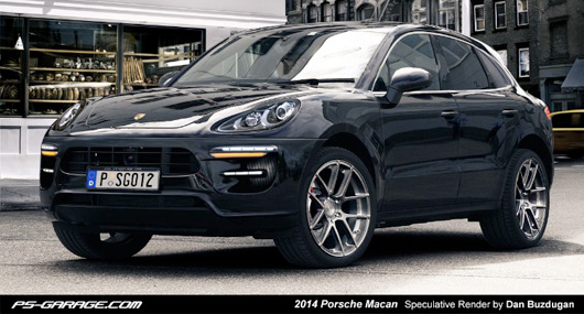 Porsche Macan rendering