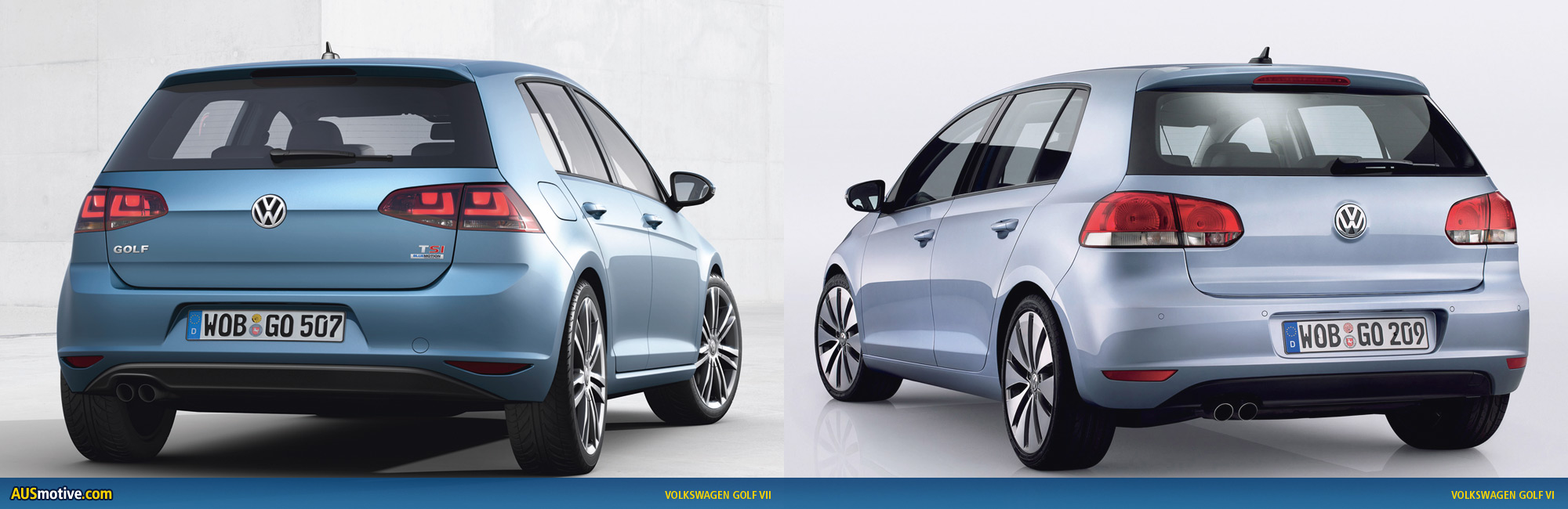 VW Golf 6 vs. Golf 7 im Vergleich: Rückblick auf den letzten Modellwechsel  