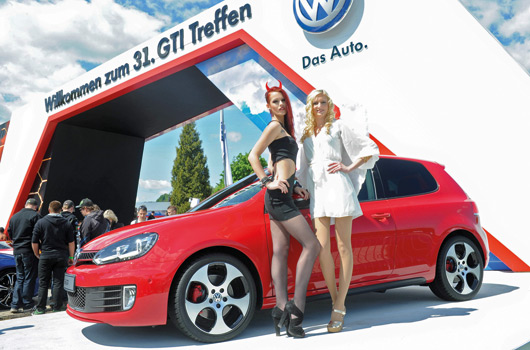 Volkswagen at the 31st GTI show in Worthersee