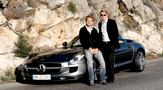 Nico Rosberg and Mika Hakkinen
