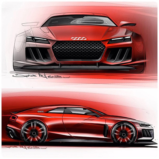 Audi sport quattro sketch