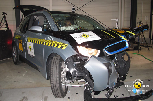 BMW i3 Euro NCAP crash test