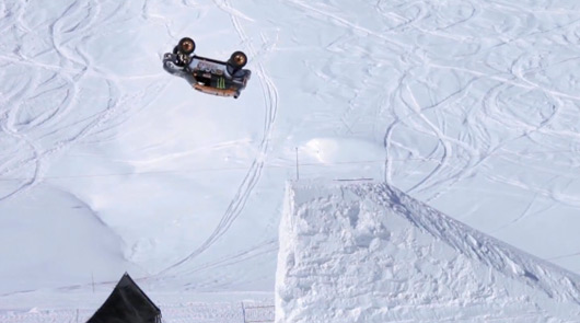 Guerlain Chicherit completes backflip in MINI All4 rally car