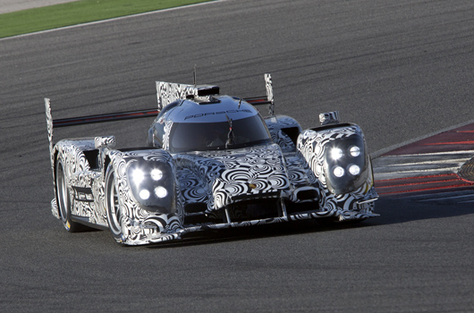 Porsche LMP1 test with Mark Webber