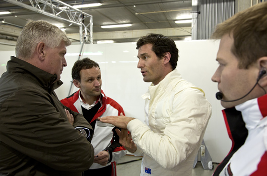 Porsche LMP1 test with Mark Webber
