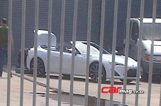 Toyota GT86 convertible spied in South Africa