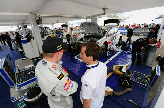 Volkswagen service park, 2013 Rally Argentina