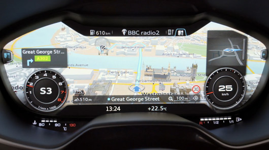 Audi TT virtual cockpit