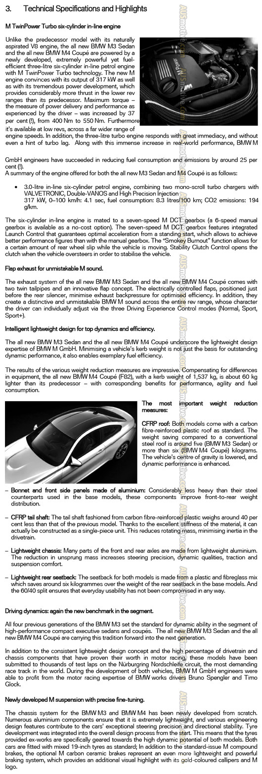 BMW M3/M4 Australian pricing estimate