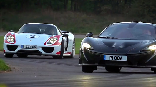 McLaren P1 v Porsche 918 v Ducati 1199