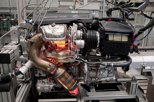 Mercedes-Benz A45 AMG engine