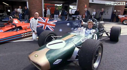 Sir Jack Brabham tribute by SkySports