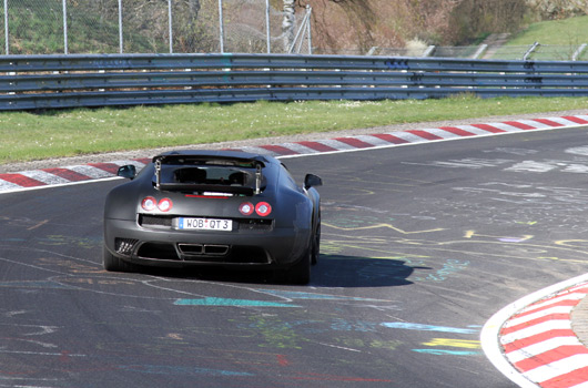 Bugatti Veyron, Nurburgring industry pool, April 2015