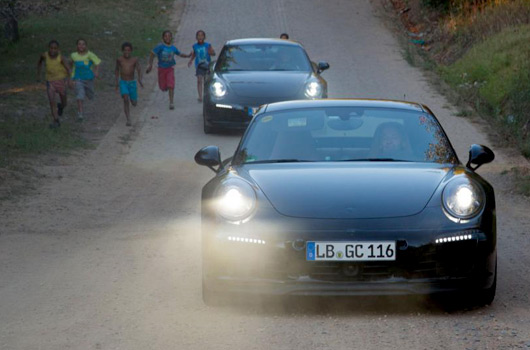 Porsche 991.2 911 in testing