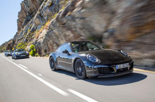 Porsche 991.2 911 in testing