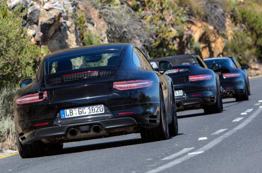 Porsche 991.2 911 in testing