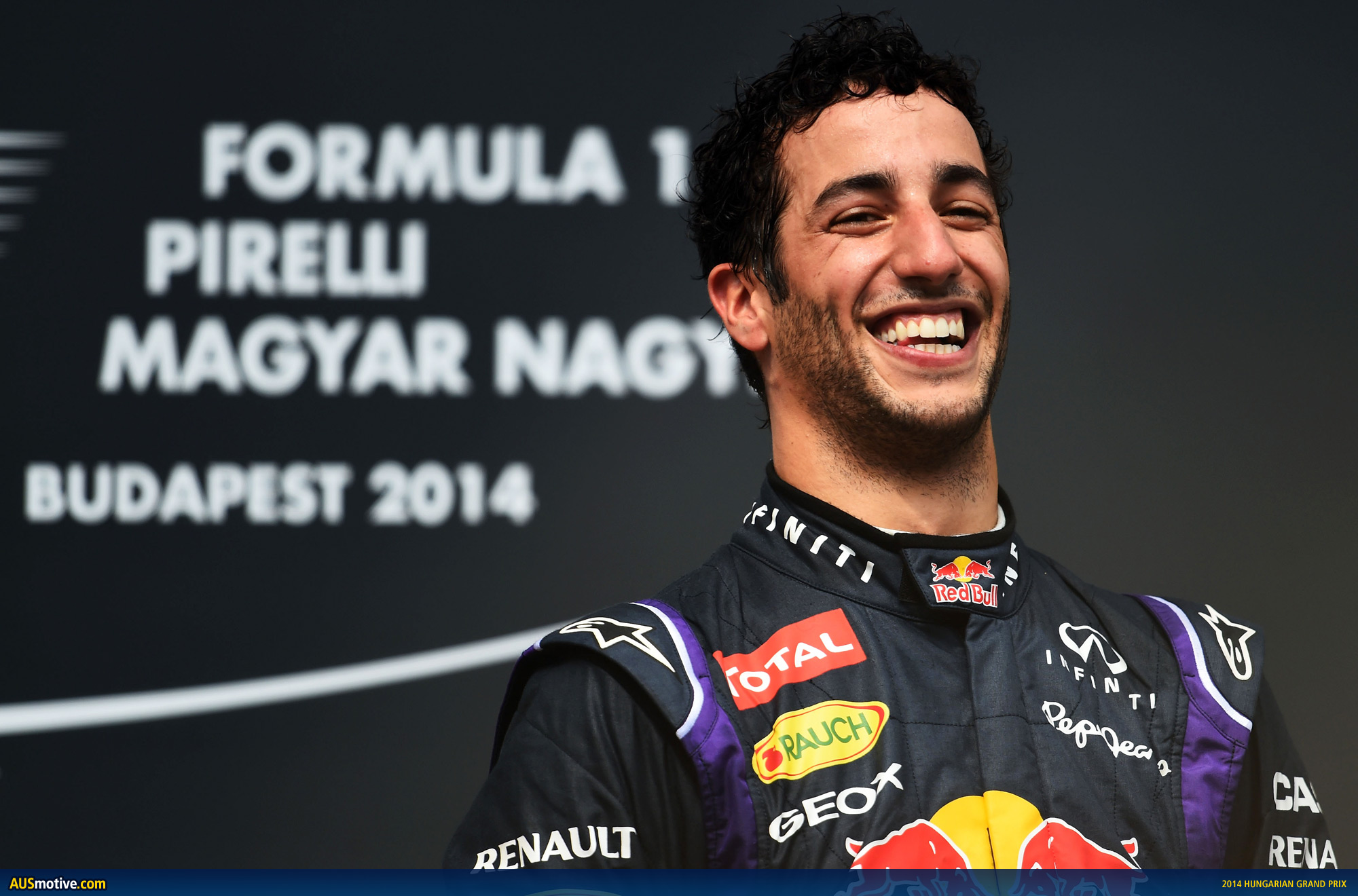 AUSmotive.com » Daniel Ricciardo wins 2014 Hungarian GP